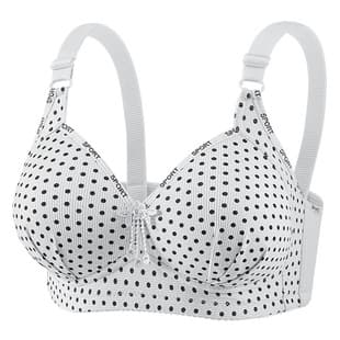 New Cross-Border Plus Size Non-Wire Comfortable Breathable Push-Up Women's Bra, Non-Magnetic Thin Cup Smooth Surface, Fat MM Bra