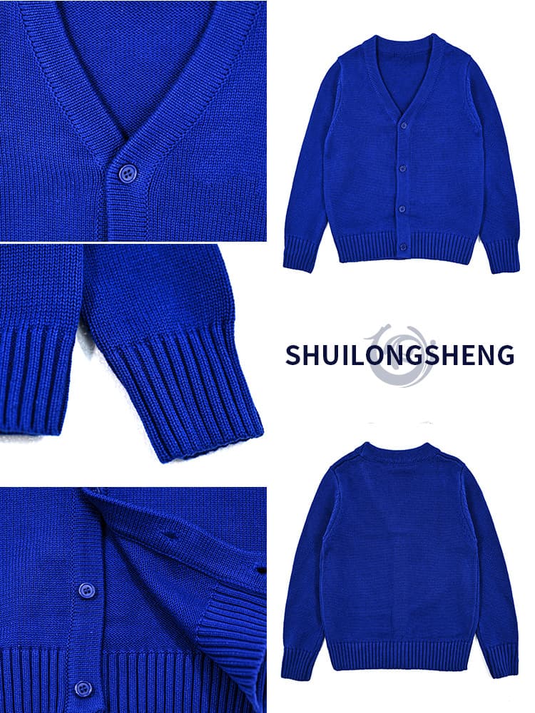 Boys and Girls Sweater School Style Medium and Large Children Spring Autumn Sleeveless Knit Top Campus Vest Pure Cotton Knit Vest In Stock