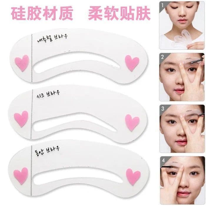 Eyebrow Stencil Kit for Beginners, Eyebrow Shaping Card Set, Eyebrow Stencil Tool for Students, New Eyebrow Stencil Card