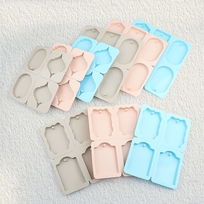 Wax Mold 6-Connected Diamond, 4-Connected Oval, Square Brand Old K Scented Plaster Soap Mold DIY Silicone Mold