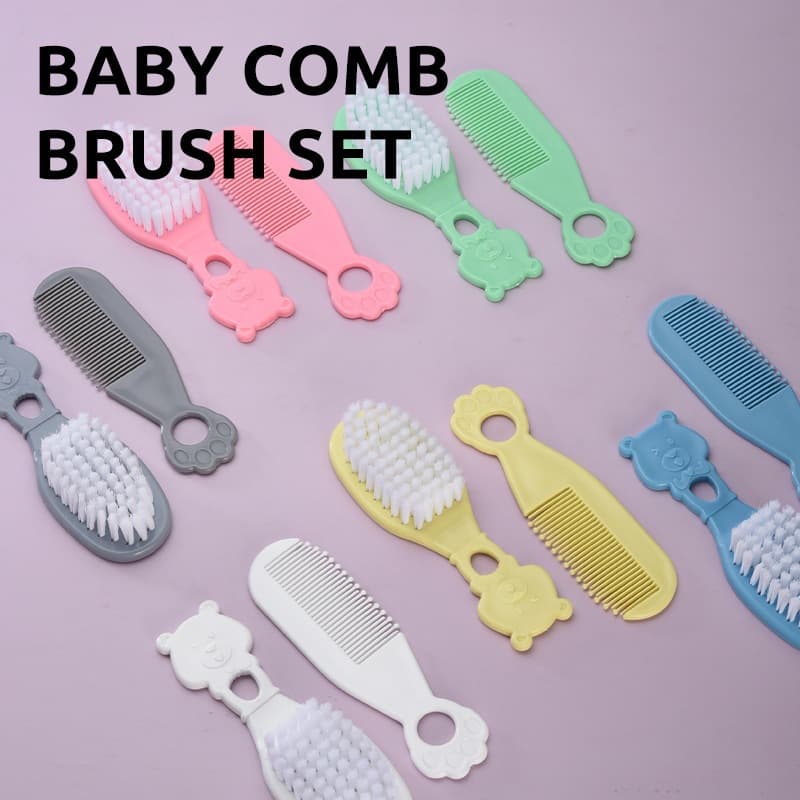 Foreign trade cross-border baby care products package baby comb brush scissors tools newborn fetal ringworm scalp