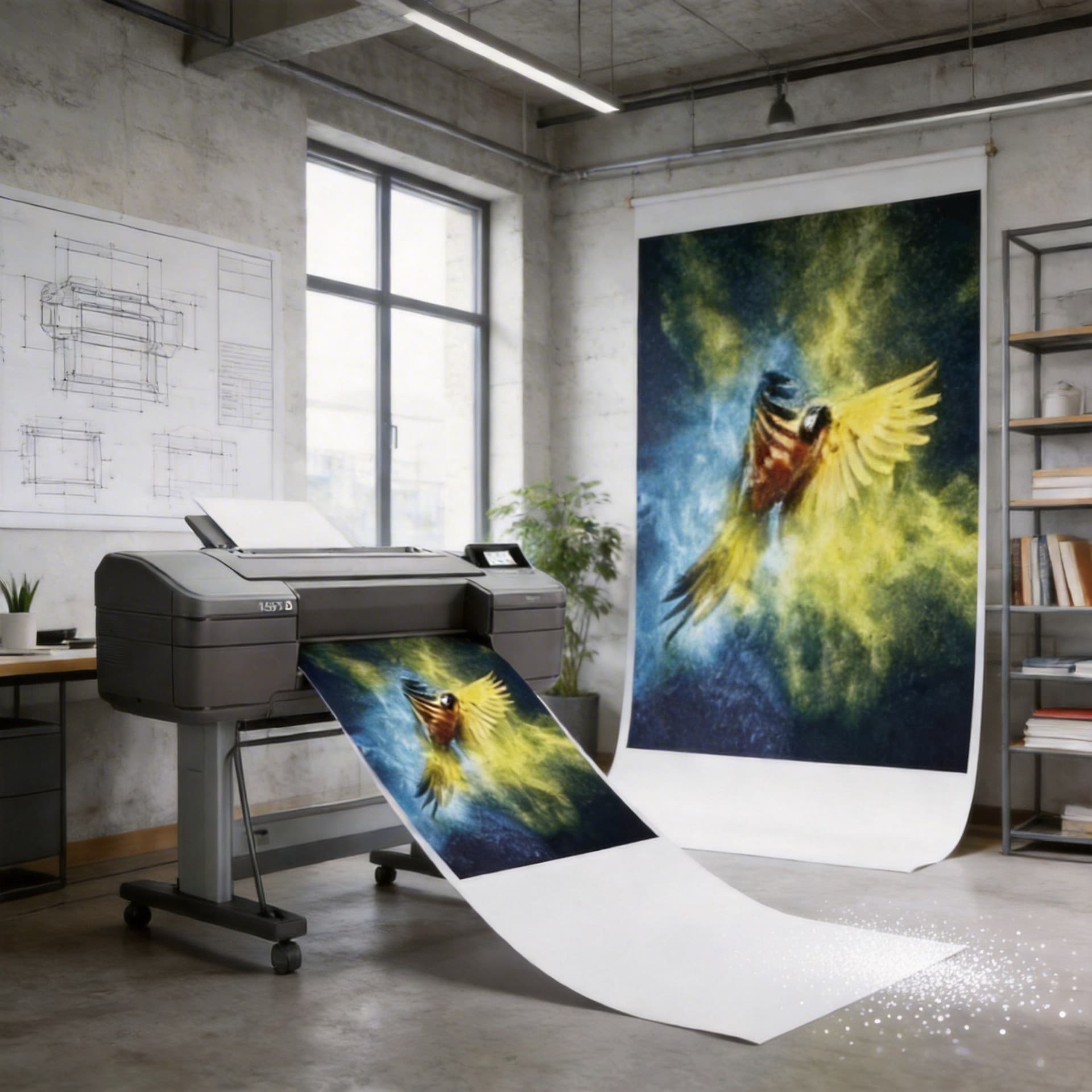 DesignJet Z9+ Plotter Large Format Printer Photo Printer CAD Plotter