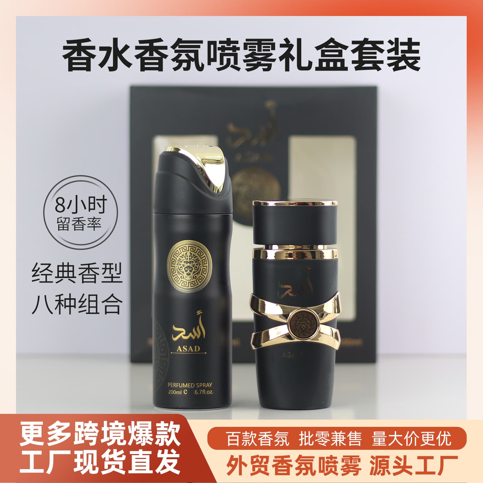 200ml Fragrance Body Spray 100ml Perfume Set Perfumed Body Spray Factory
