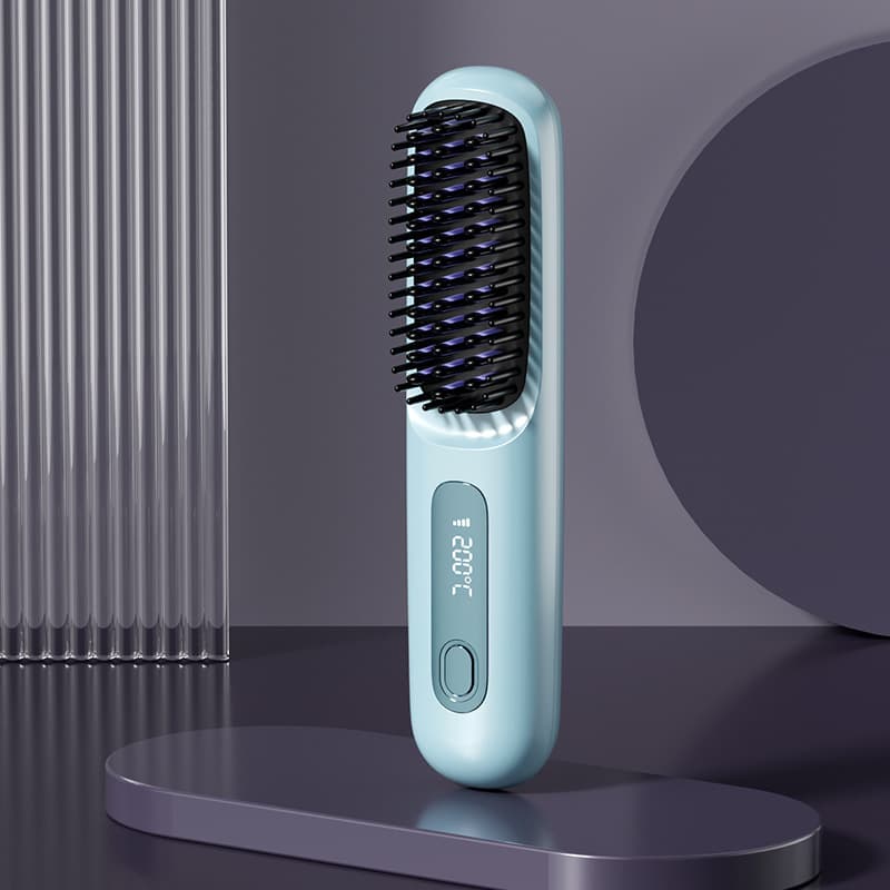 New Wireless Straightening Comb Cross-Border Negative Ion Straightening Comb Portable Straightening and Curling Comb