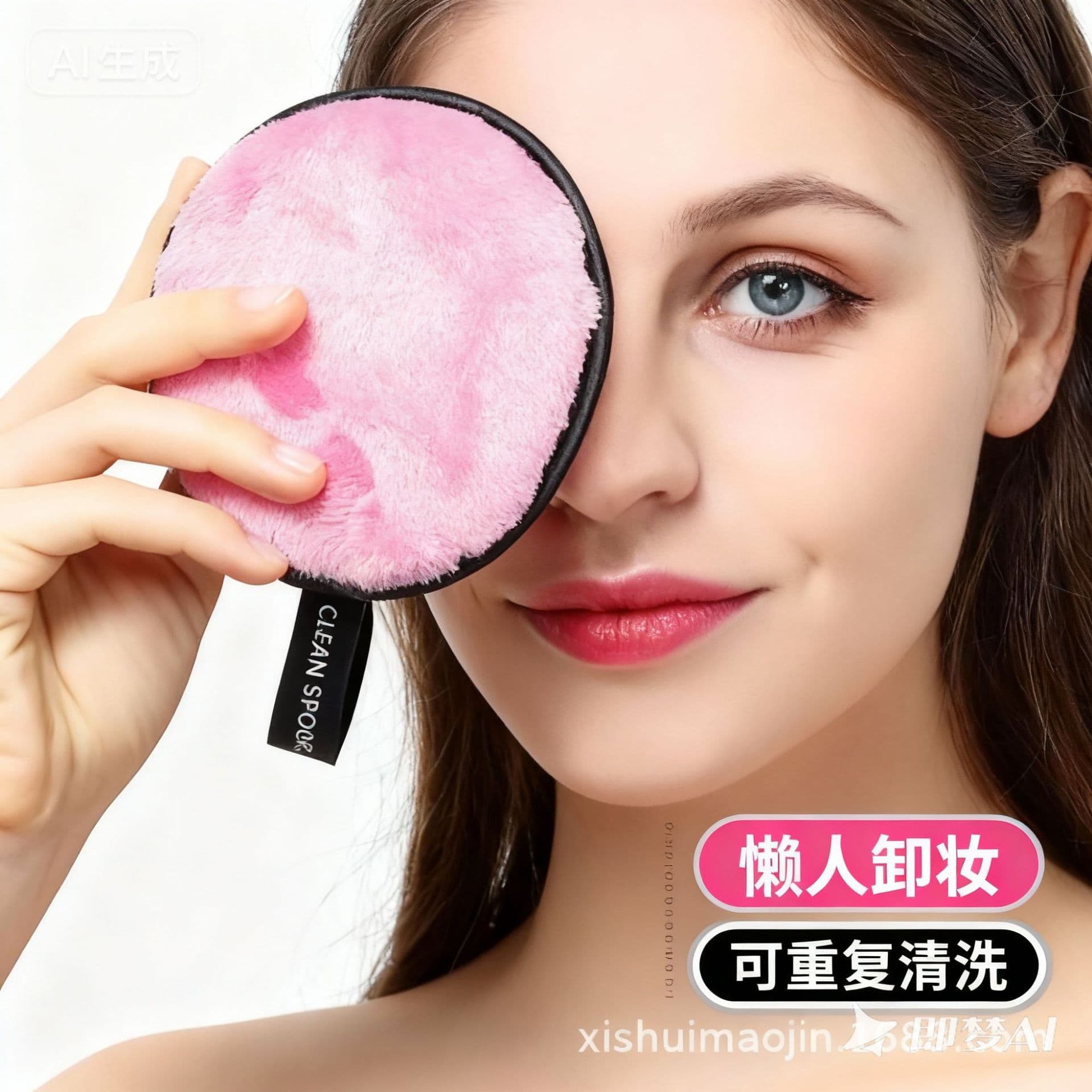 Lazy Makeup Remover Puffs, Reusable Round Face Washing Pads, Beauty Bed Towels, Wholesale from Manufacturer for Skincare