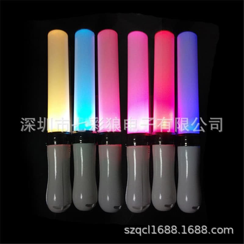 Cross-border 15-color Light-up Sticks, Concert Cheering, Anime Fan Call Sticks, High-brightness Electroplated Glow Sticks