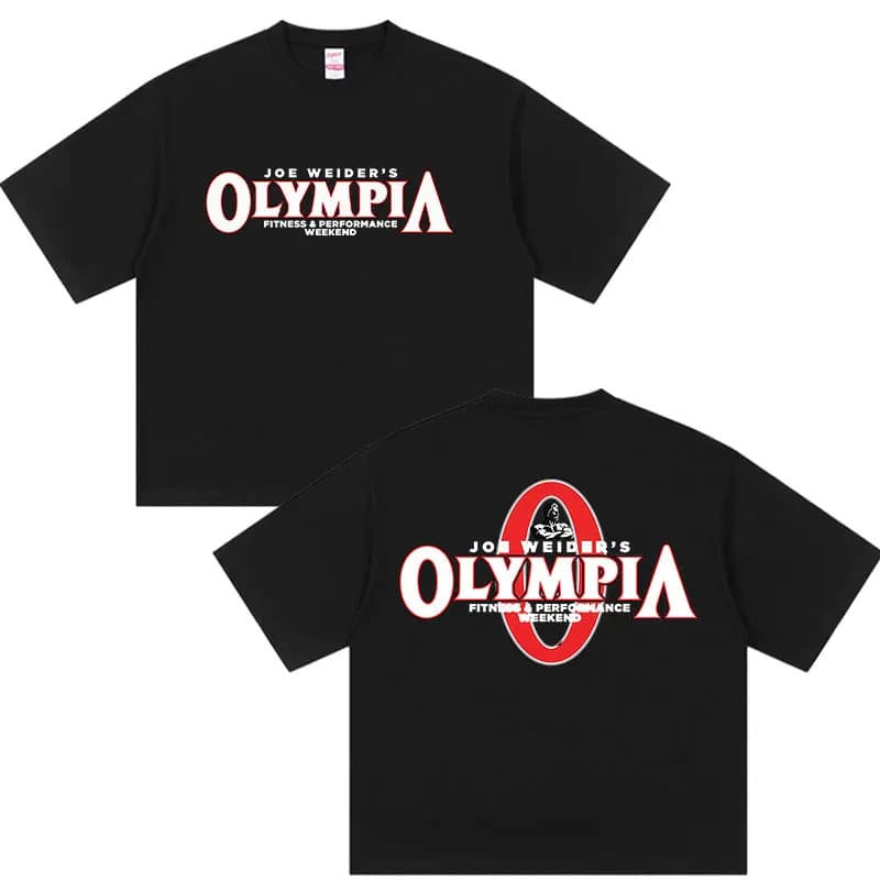 【Cross-border EU Size】Olympia Gym Fitness Fans Gift Graphic T Shirt Me