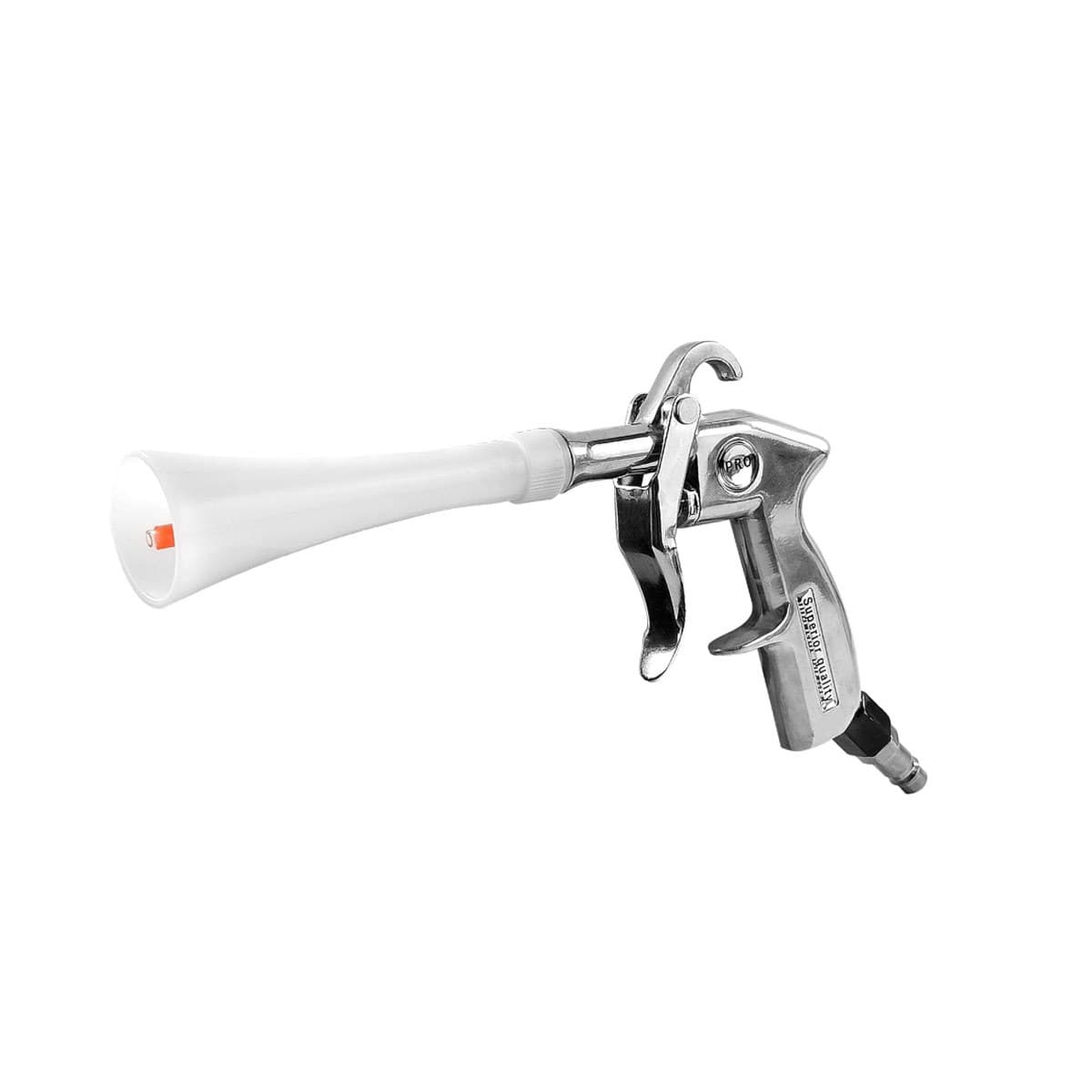 Dual-Head Replaceable Air Blow Gun with Brush Head for Car Detailing, Tornado Cleaning Gun