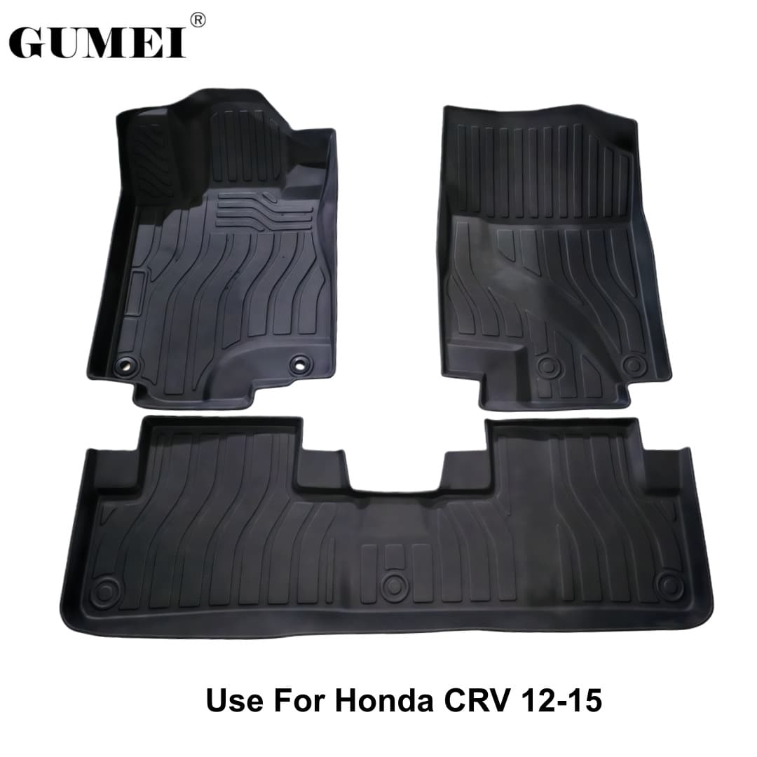 Compatible with Honda Full Series 2012-2015 CRV Left and Right Hand Drive TPE 3D Car Floor Mats
