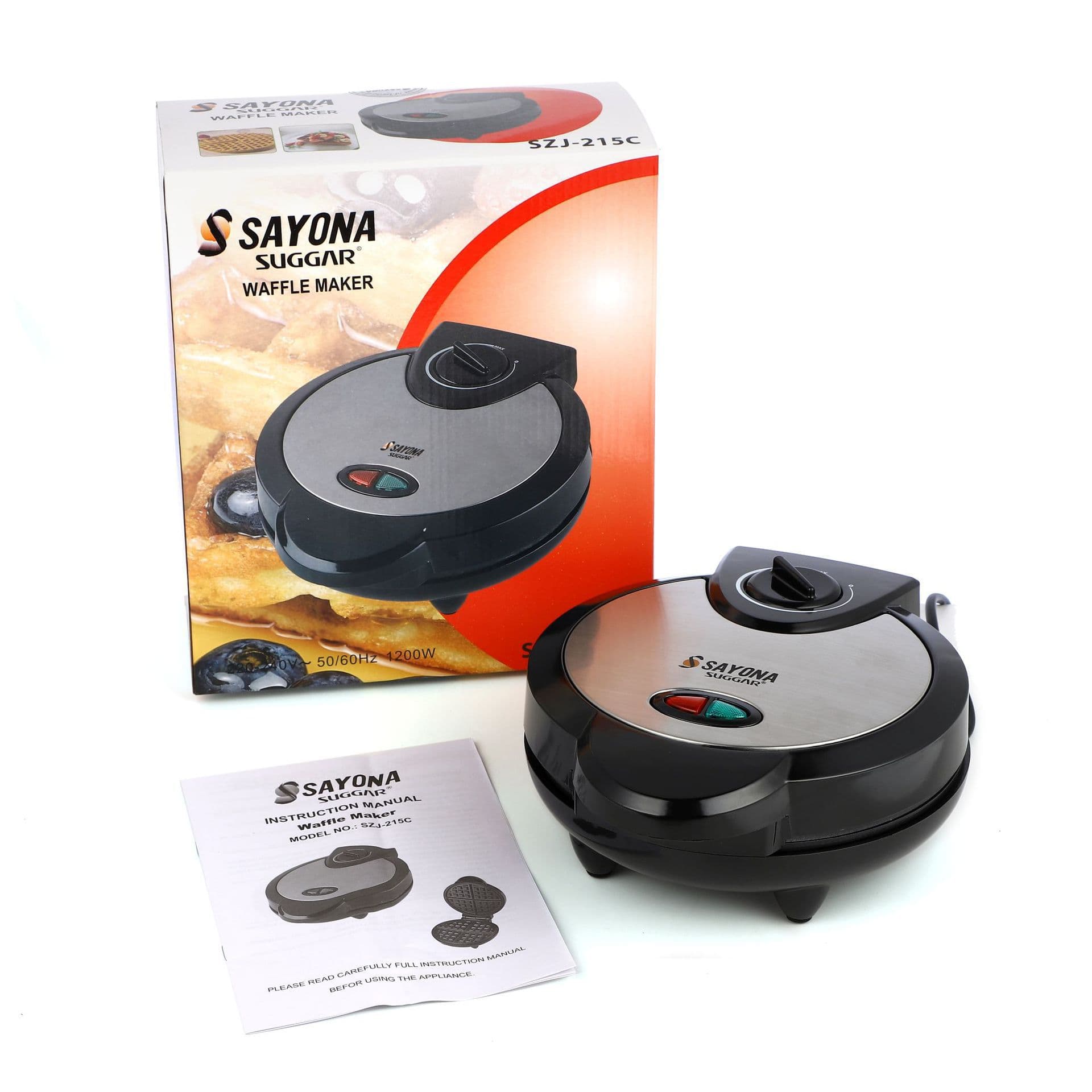 Cross-border SAYONA double-sided flipping waffle maker household cake machine multi-function electric heating electric pan snack breakfast machine