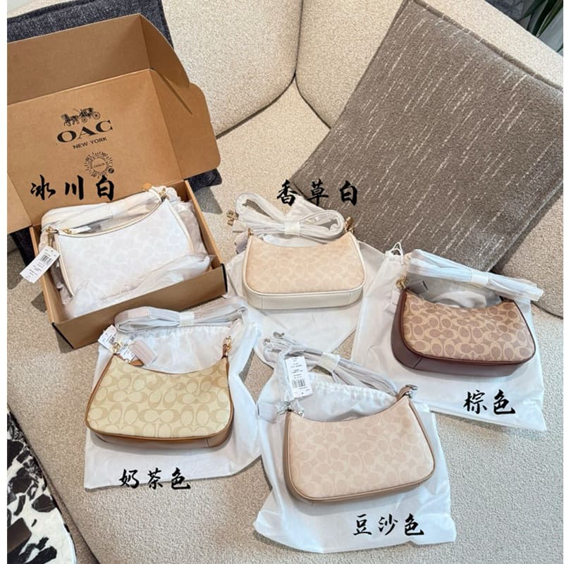 2025 New Teri Underarm Bag Mahjong Bag Vintage European and American Old Flower Chain Underarm Bag Zipper Single Shoulder Commuter Bag