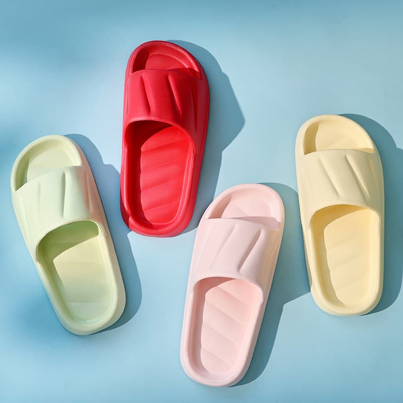 EVA Home Slippers, One-Piece Foam Molded, Non-Slip Indoor Bathroom Hotel Guest Slippers for Women, Men's Slippers, Stock Wholesale