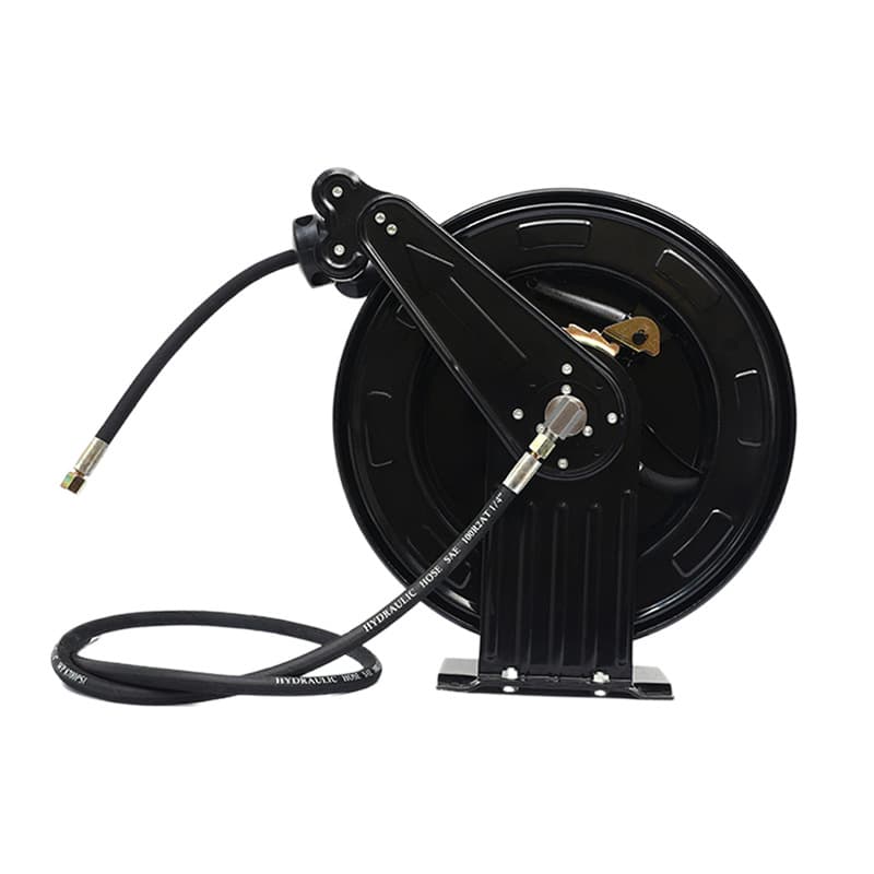 Automatic Hose Reel Retractable Hose Reel Car Washing Subway Coiled Hose Reel Cleaning High Pressure Grease Pump Hose Reel