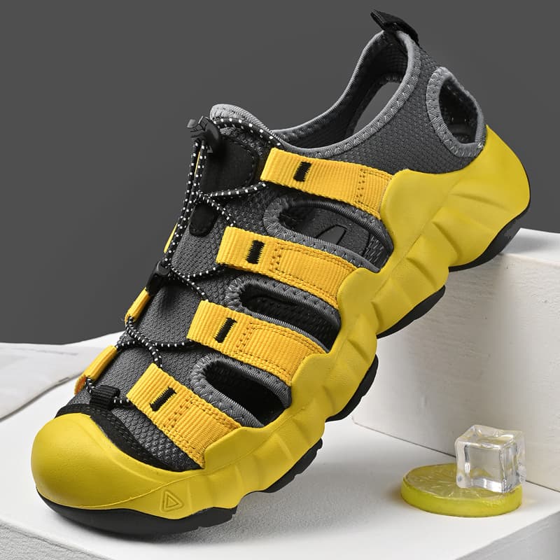 Cross-border Explosions Men's Sandals Soft Sole Non-slip Tracing Shoes Men's Beach Shoes Outdoor Wading Lovers Shoes Summer Women