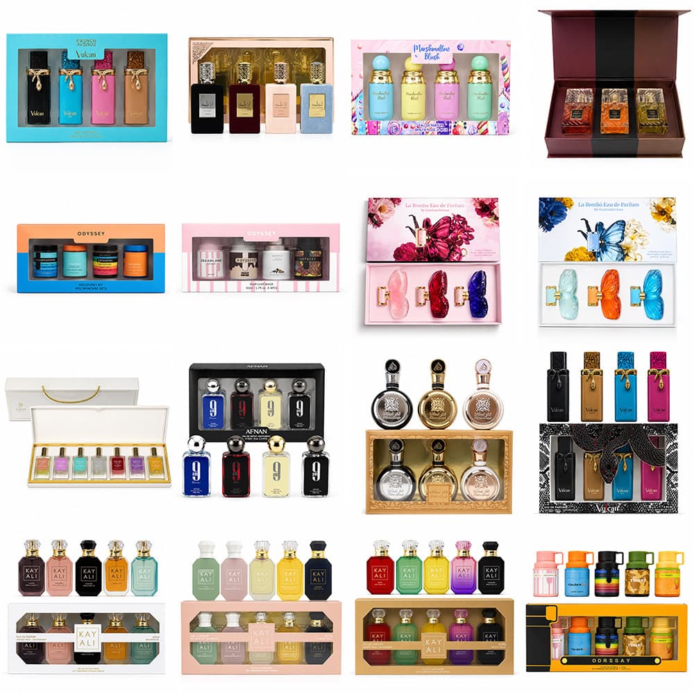 Cross-border Women's Gift Box Perfume Amazon Best-selling Middle Eastern Arabian Men's and Women's Perfume Set Cosmetics Direct Sales