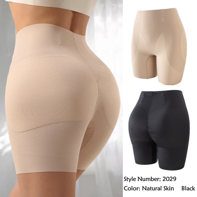 Hot style fixed hip and buttocks-in-one high-waisted tummy-tightening butt-lifting body-shaping pants with fake buttocks and buttocks body-shaping pants with peach buttocks