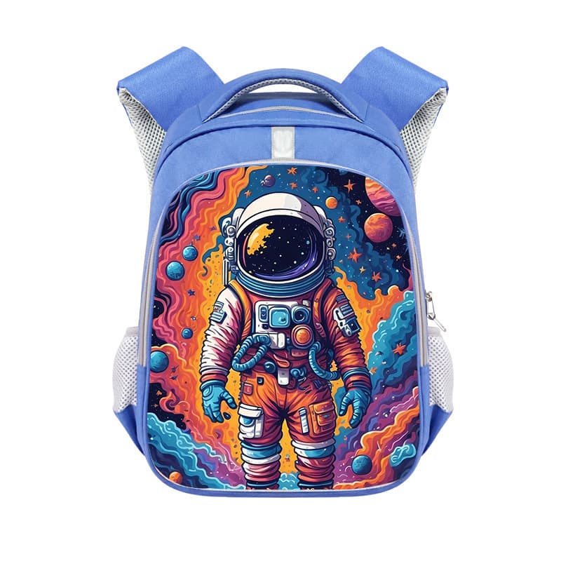 2025 Cross-border New Astronaut Cute Kids Kindergarten Backpack Elementary School Students Wear-resistant Backpack Boys Girls Shoulder Bag