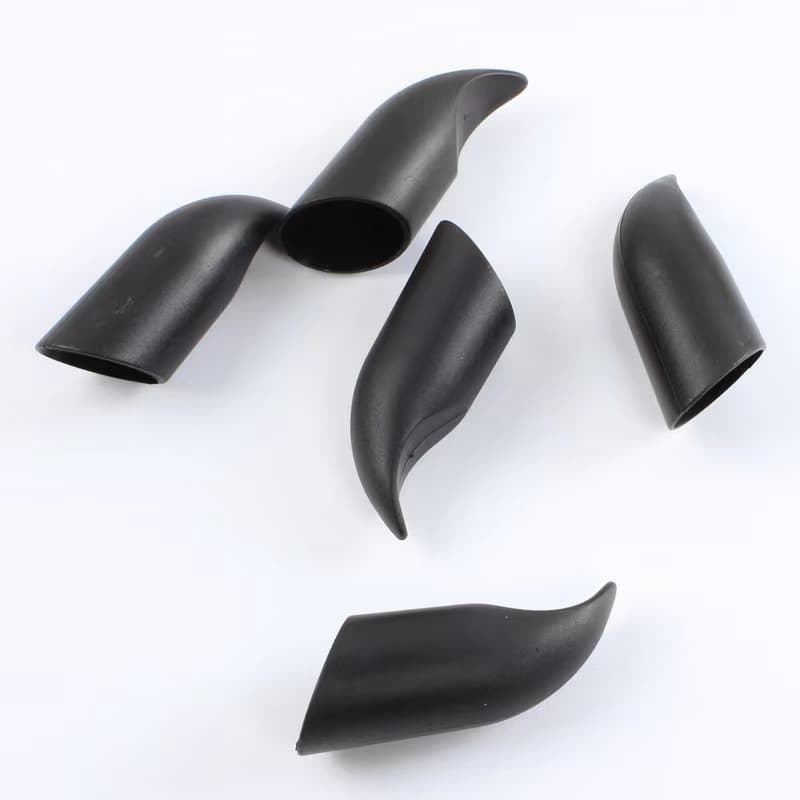Custom garden gloves with plastic PP hard claws for digging, gardening finger claws, vegetable planting injection-molded claws.