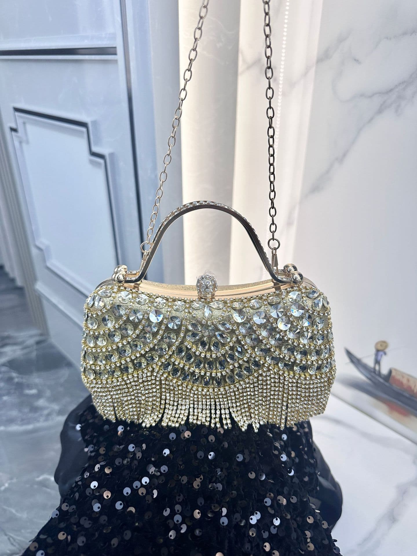 New Cross-border Fashion Simple Evening Bag Shoulder Crossbody Evening Clutch Bag for Birthday Wedding Banquet