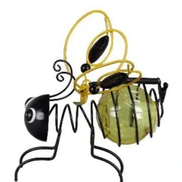 Cross-Border New Simulation Insect Ornament Plastic Painted Craft Hanging Garden Pendant