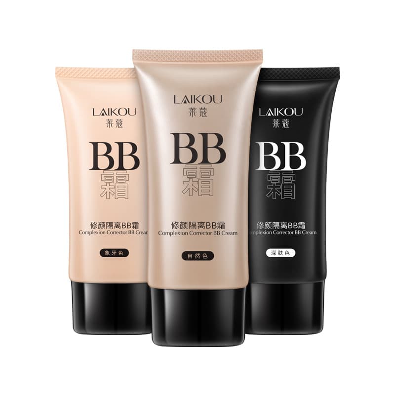 Laikou BB Cream 50g Lightweight Natural No Caking FDA Cosmetics Trade Color Cosmetics Drop Shipping
