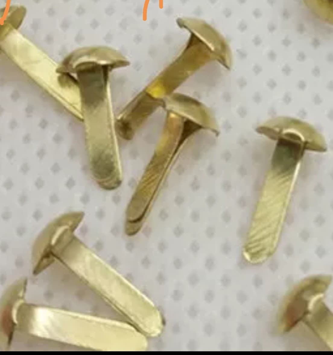 Shadow Puppet Accessories Two-Legged Rivets Buttons Double-Legged Studs Gold Children's Corner Nails Foot Nails Cap Clips