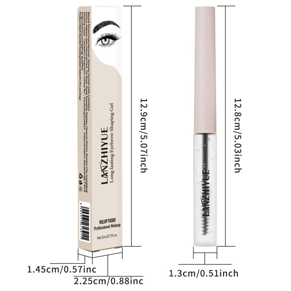Cross-border LZY Eyebrow Shaping Gel, Eyebrow Setting Wax, Long-lasting 3D Defining Eyebrow Gel