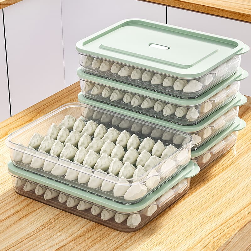 Customized dumpling box frozen dumpling household refrigerator quick-frozen dumpling box chaos special egg storage box tray