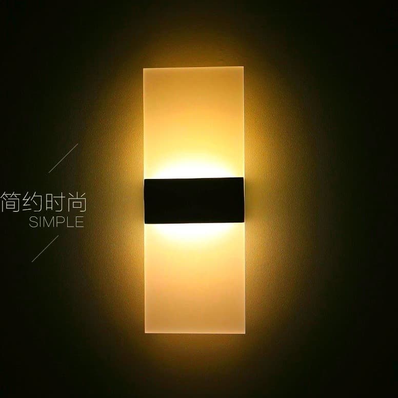 Modern Minimalist LED Wall Lamp for Hotel, Home Spaces, Corridors, Stairs, Bedside, Entryway Door Sign Decoration