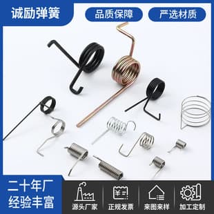 Torsion Spring Double Torsion Spring Custom Non-Standard Torsion Spring for Electrical Power Switches Hardware Toys Small Torque Spring