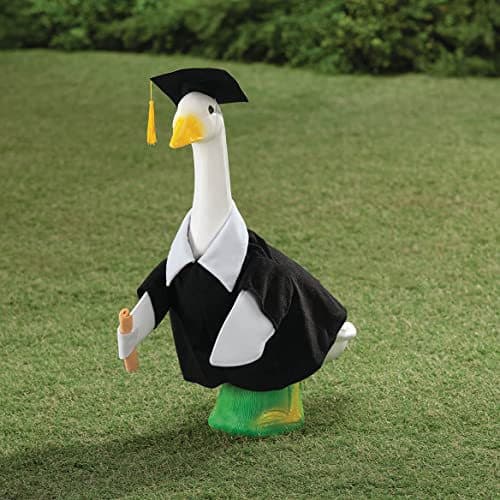 Cross-border new product graduation season porch goose, outdoor lawn decoration porch goose