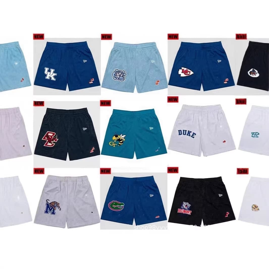 2026 cross-border European and American new summer EE shorts sports men's casual fashion beach pants personalized seaside men and women