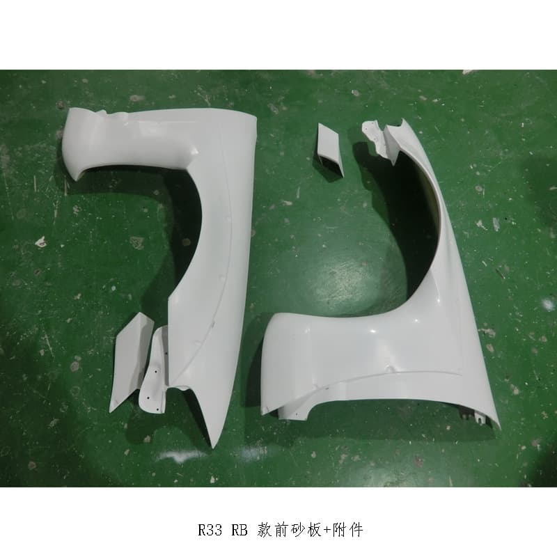 For Nissan Skyline R33 GTR Modified Front Wide Body Fender Carbon Fiber Fiberglass Optional