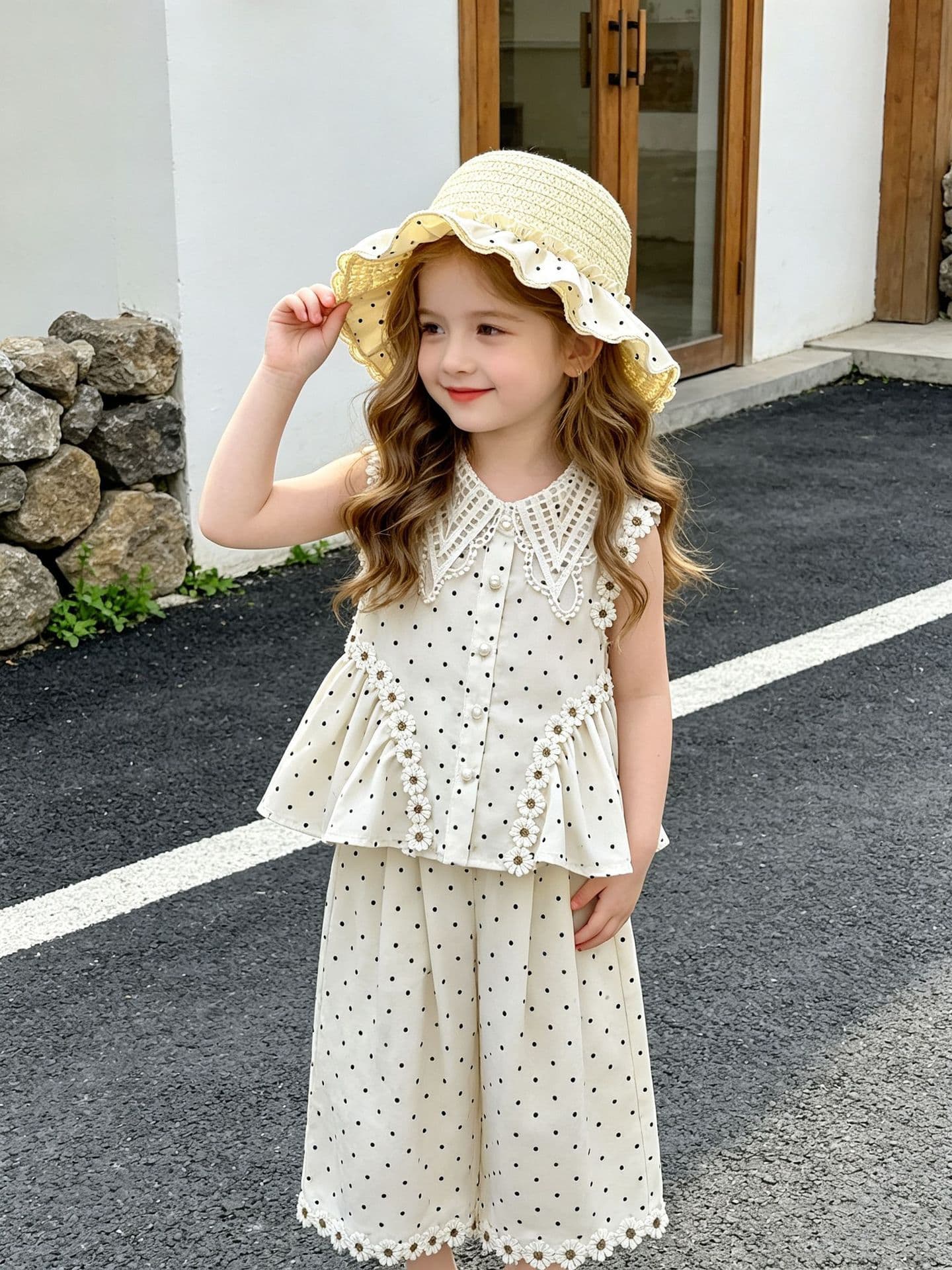 Girls Summer Korean Style Two-Piece Set Trendy Tank Top and Shorts Set Children's Fashion Summer Outfit 2026 New 2655