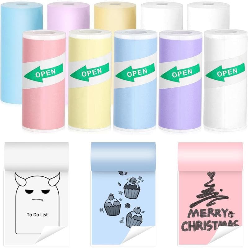 Meow Meow Machine thermal paper can be pasted 57*25 self-adhesive printing paper children's camera paper does not contain bisphenol