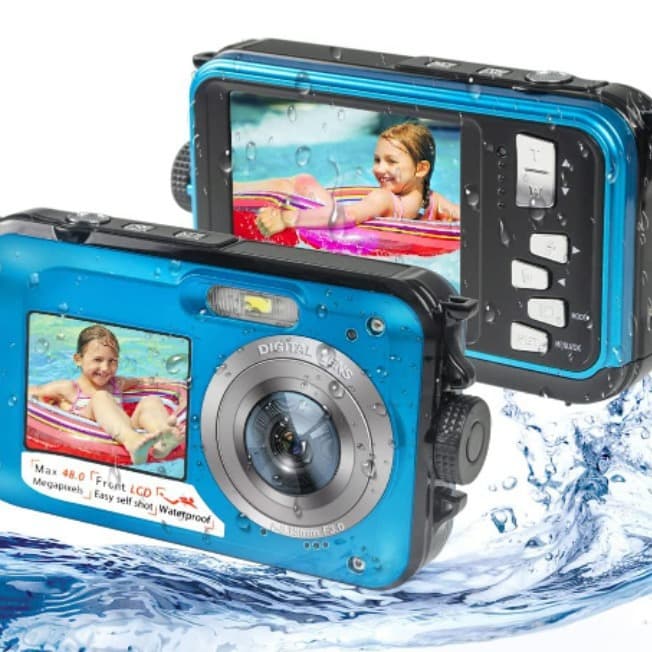 Cross-border English 48MP Waterproof Clear Digital Camera Underwater Camera Suitable for Snorkeling 1080P WP06