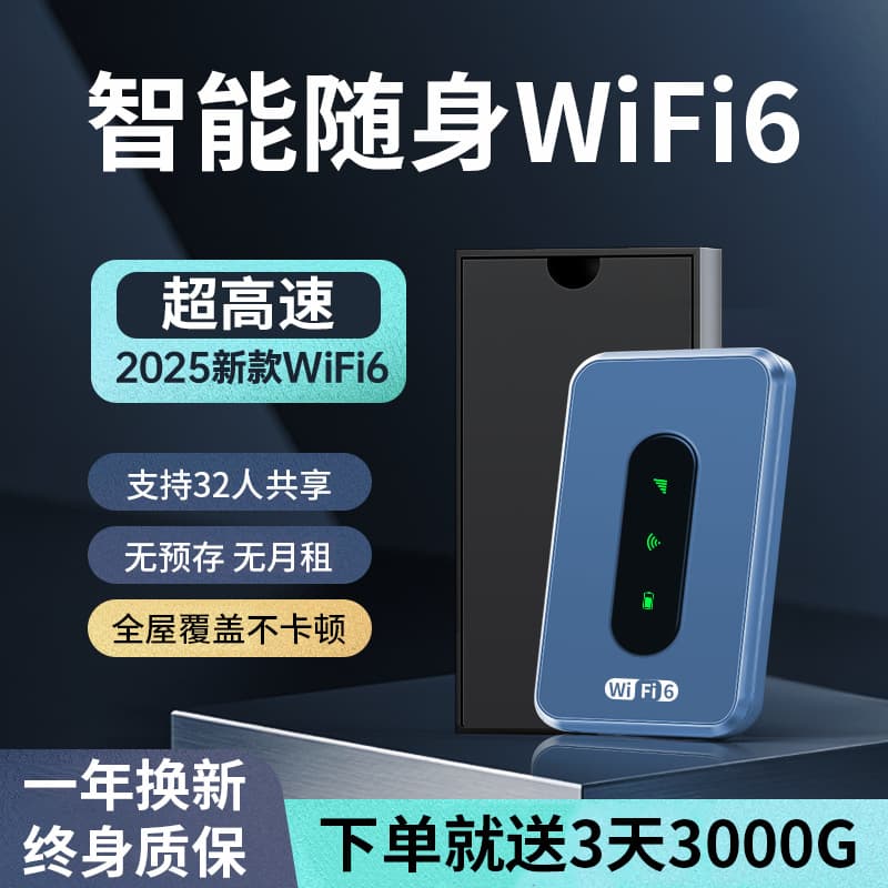 [Order Now Get 3000GB Data] Sirius Portable WiFi for Home Travel Wireless Network Card