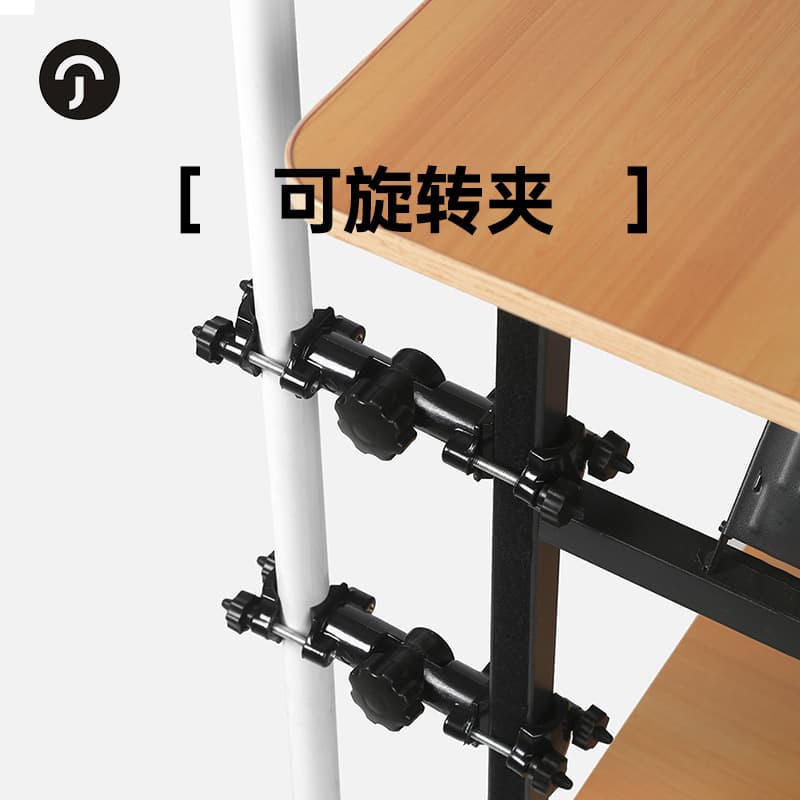Stall cart dedicated rotating clamp, stall fishing camping vehicle sunshade umbrella accessory special swivel clamp