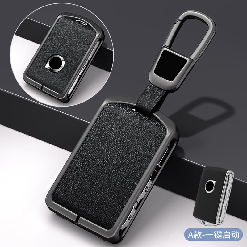 Suitable for Volvo High-End Metal Key Case Xc60 S90 S60 Xc90 V60 V40 Car Shell Cover Buckle
