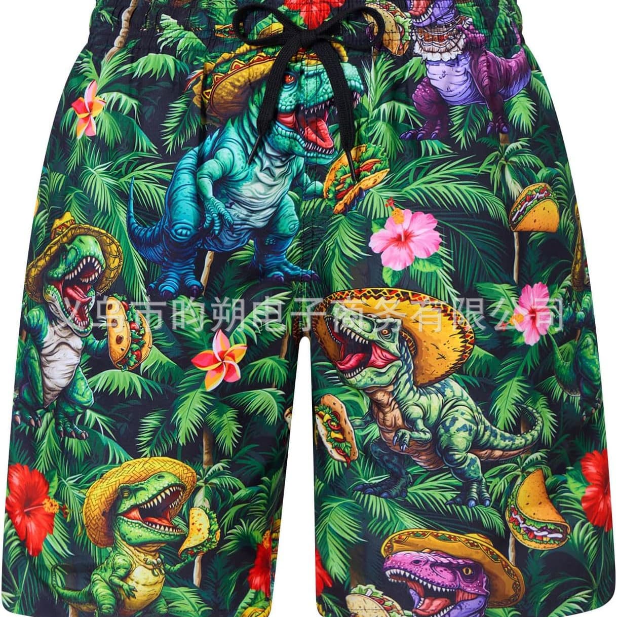 European and American Men's 3D Printed Beach Shorts, Trendy Loose Breathable Casual Shorts, Wholesale Drop Shipping
