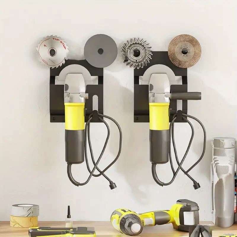 Cross-border exclusive supply of iron art grinder stand/angle grinder holder, OEM production with provided designs, drop shipping available