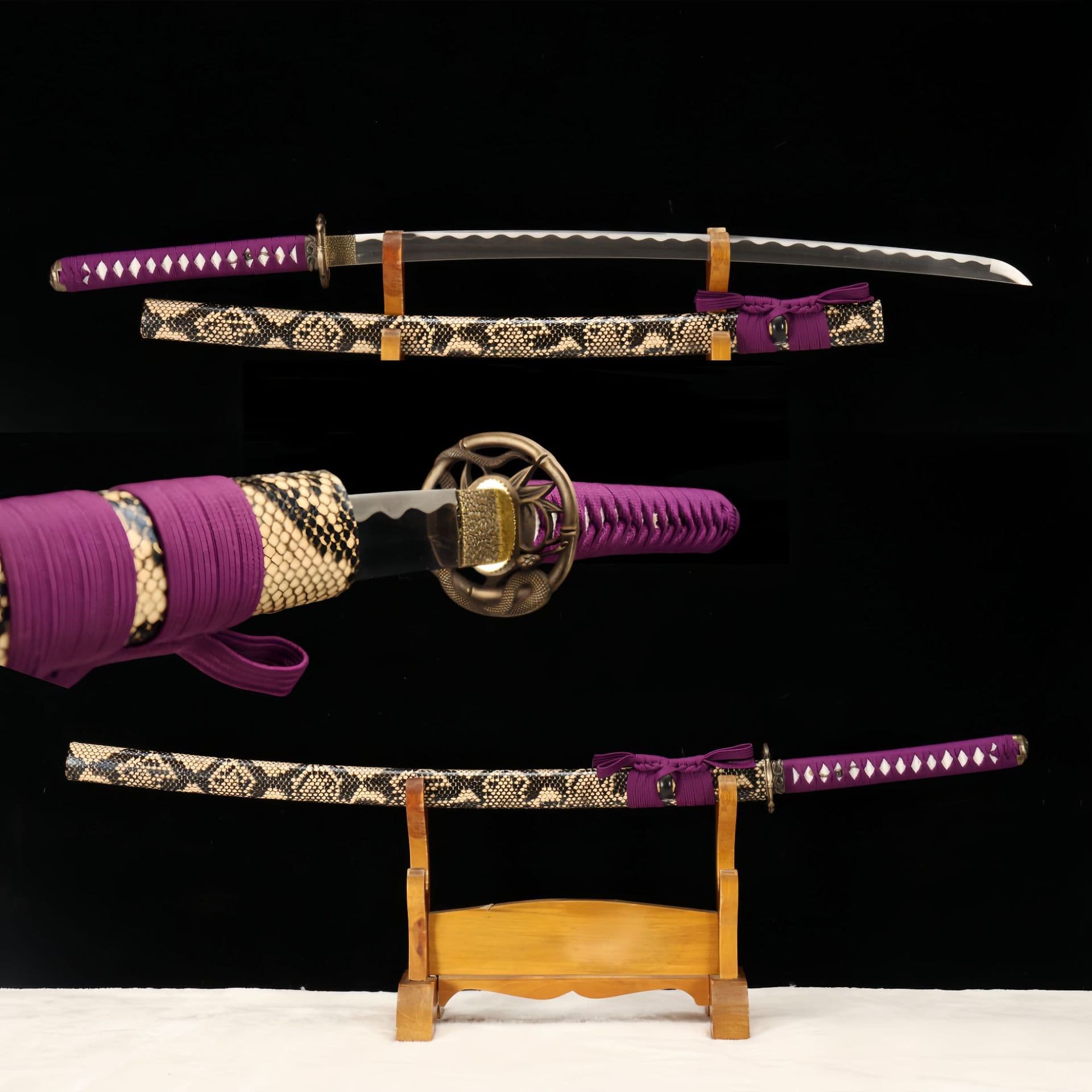 Longquan Yifeng 1045 steel samurai Japanese long sword cold weapon tachi samurai sword sword unedged