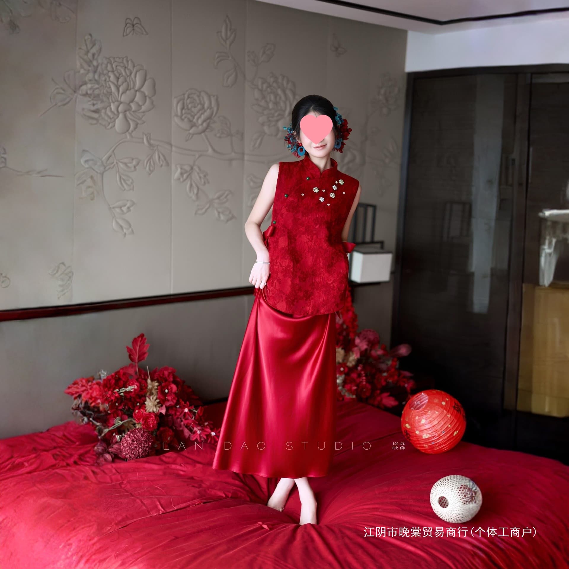 New Chinese-Style Morning Robe for Female Brides, Engagement Toast Dress, Elegant Dress for Marriage Registration, Super Fairy-Like Homecoming Cheongsam Dress