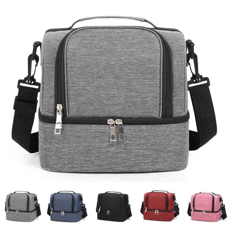 Fresh ice pack, outdoor lunch box bag, portable insulated bag, large capacity mommy bottle bag, lunch bag, insulated bag