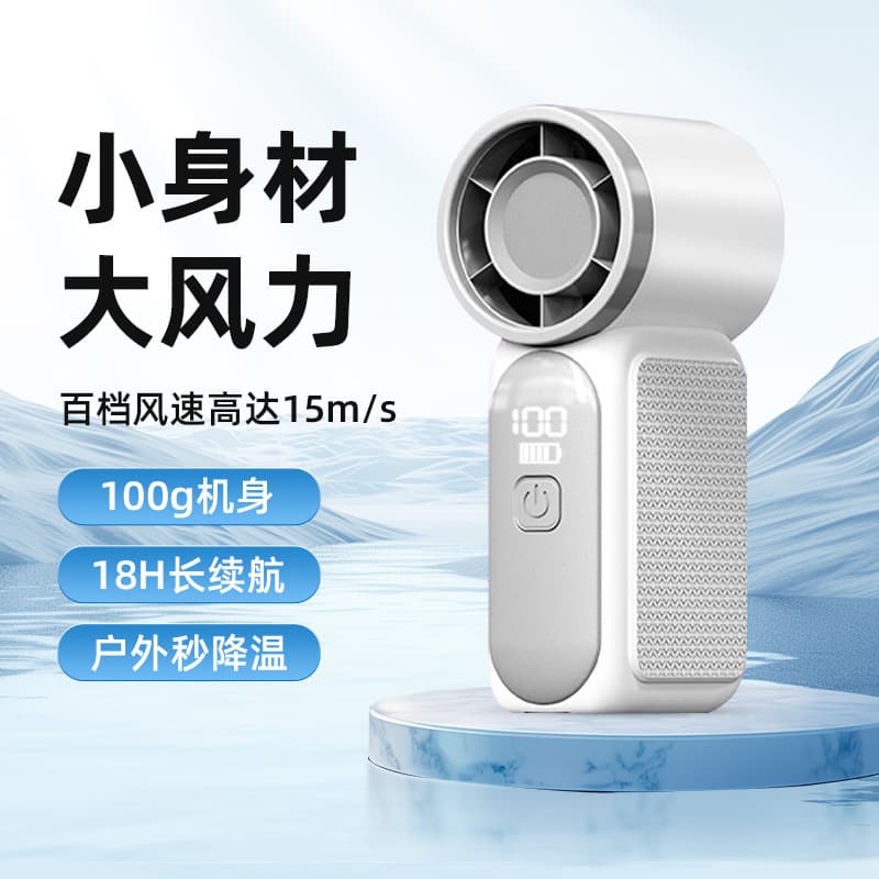 New Cross-Border x688 High-Speed Mini Handheld Fan USB Charging Turbo Powerful Portable Outdoor Small Fan