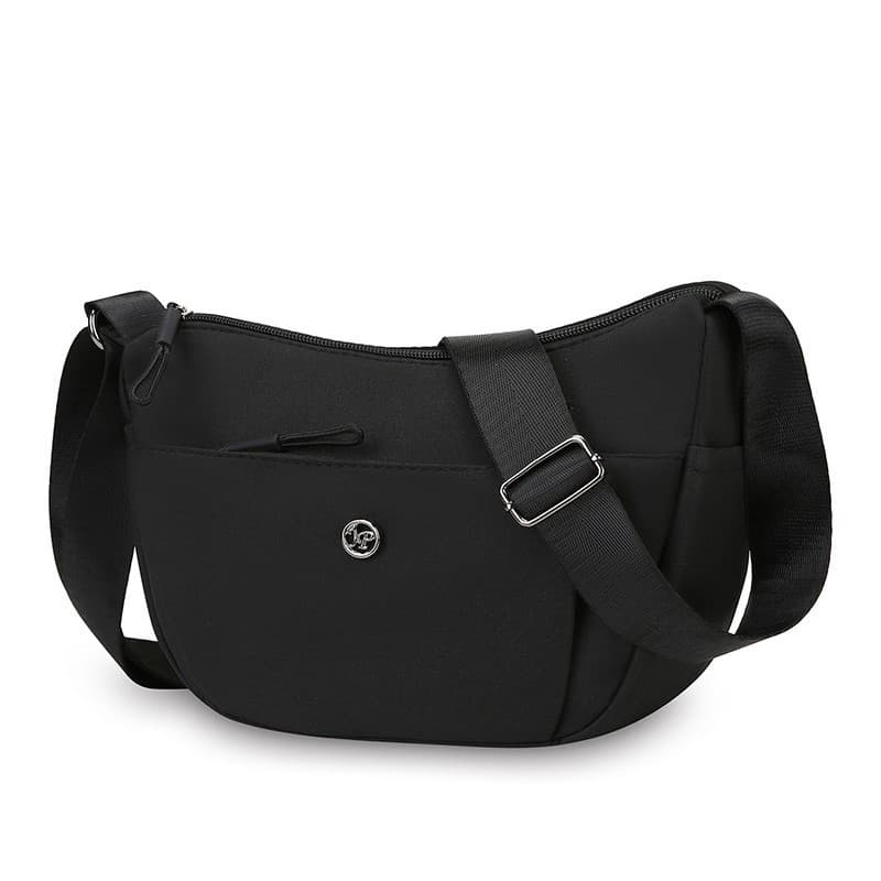Cross-Border Trend Lightweight Small Crossbody Bag for Women, Nylon Dumpling Bag, Versatile Shoulder Bag, Water-Repellent Fabric Bag