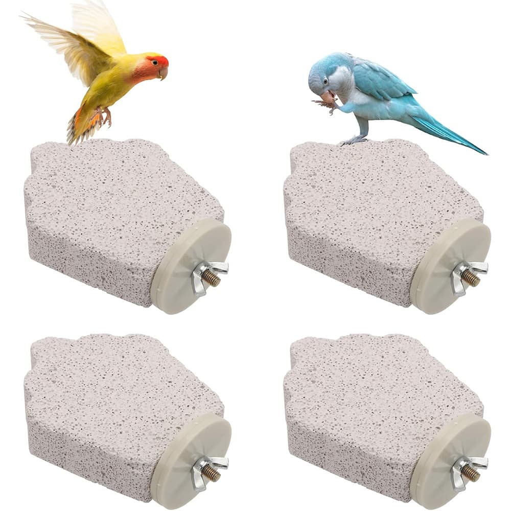 Parrot Perch Bird Cage Stand Volcanic Stone Creative Bird Perch Grinding Claw Bird Hanger