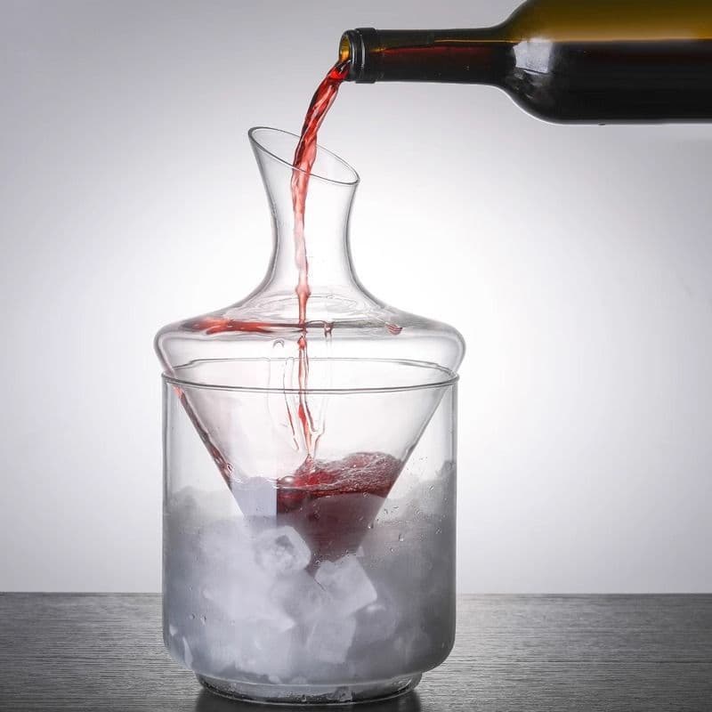 New creative red wine decanter, ice wine decanter, home red wine rapid slant mouth decanter, heat-resistant glass