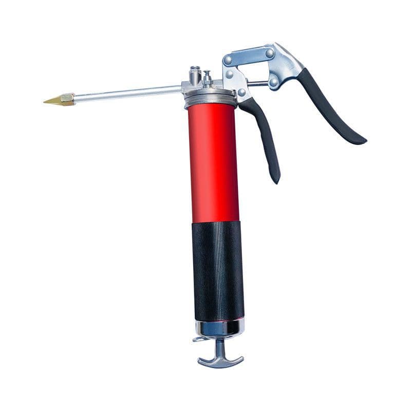 120g Butter Grease Gun, One-Handed Mini Manual 500g Grease Gun with Hose and Flat Nozzle