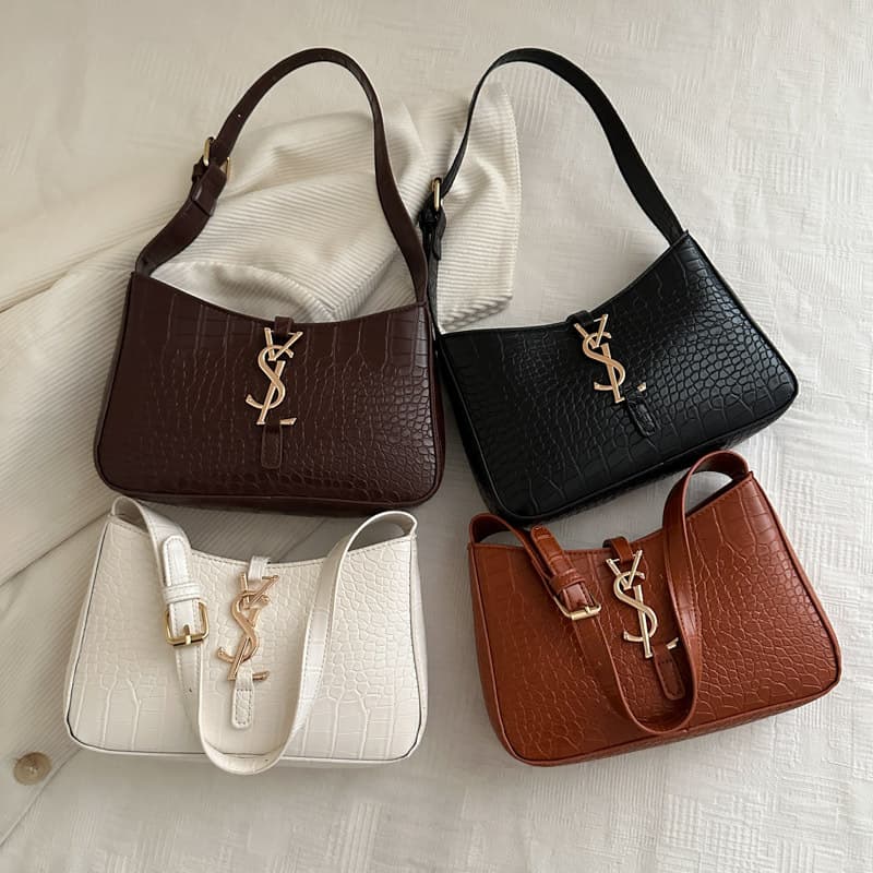 Fashionable Women's Personality Shoulder Bag 2025 Summer New Trendy Simple Small Square Bag